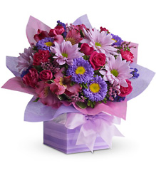Teleflora's Lovely Lavender Present from Backstage Florist in Richardson, Texas